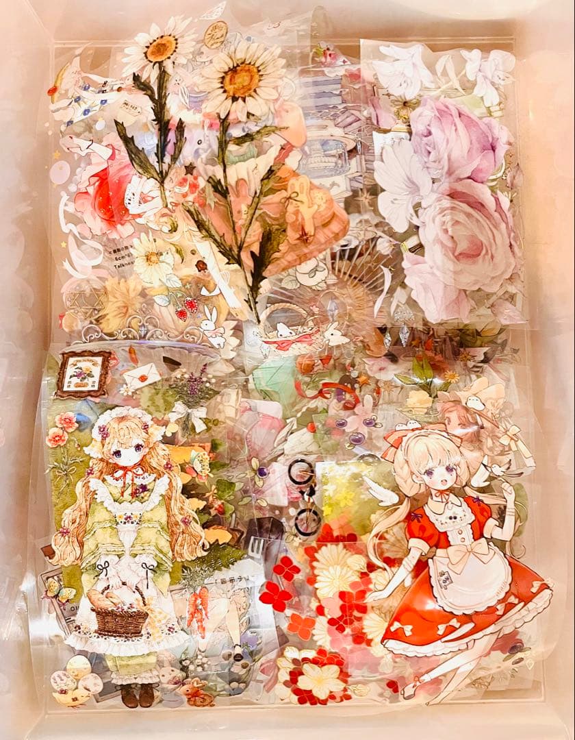 ♡NO.23 海外マステ 切り売り 100枚 petテープ ♡ - メルカリ