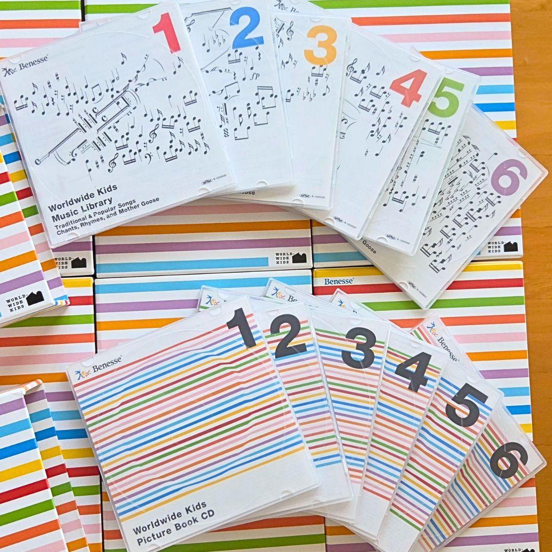 最終価格【美品・未使用】ワールドワイドキッズDVD,CD絵本 おまけ付