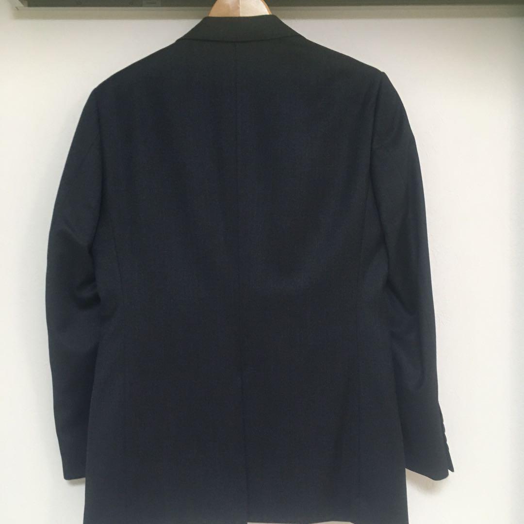 21日迄特価メンズ高級イタリア製REDA ダークブルー スリーピーススーツ