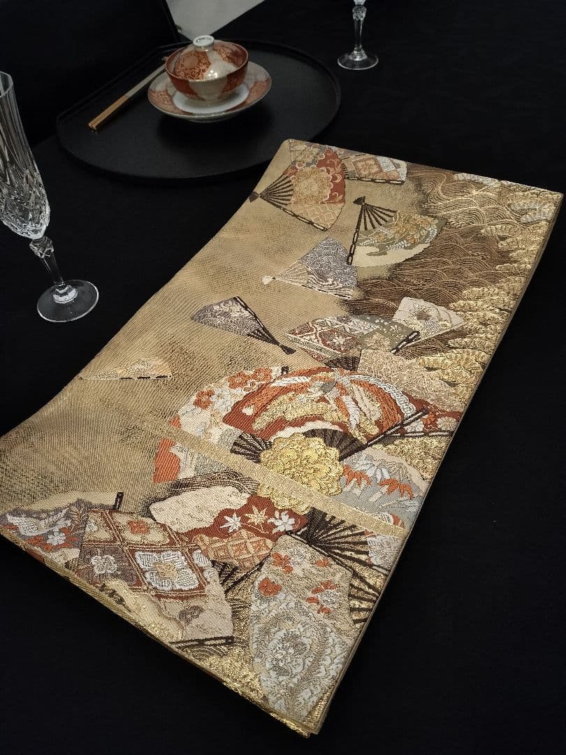 Tyako様専用 A802高級‼️ひな祭り‼️袋帯テーブルランナー2m16cm