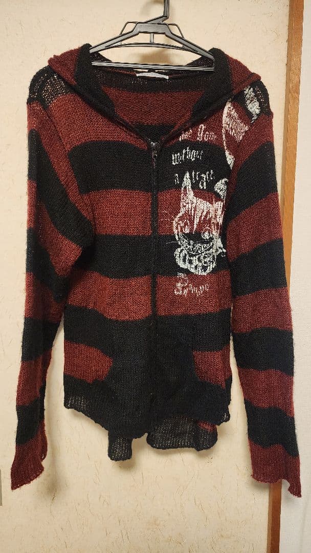 プトマヨ　putumayo　ダブルジップパーカー　チェシャ猫　アリス　ボーダー プトマヨ putumayo ダブルジップパーカー チェシャ猫 アリス ボーダー