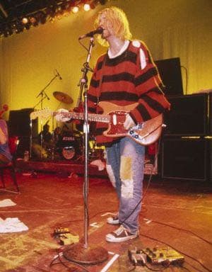 カートコバーン風 ボーダーニット - メルカリ