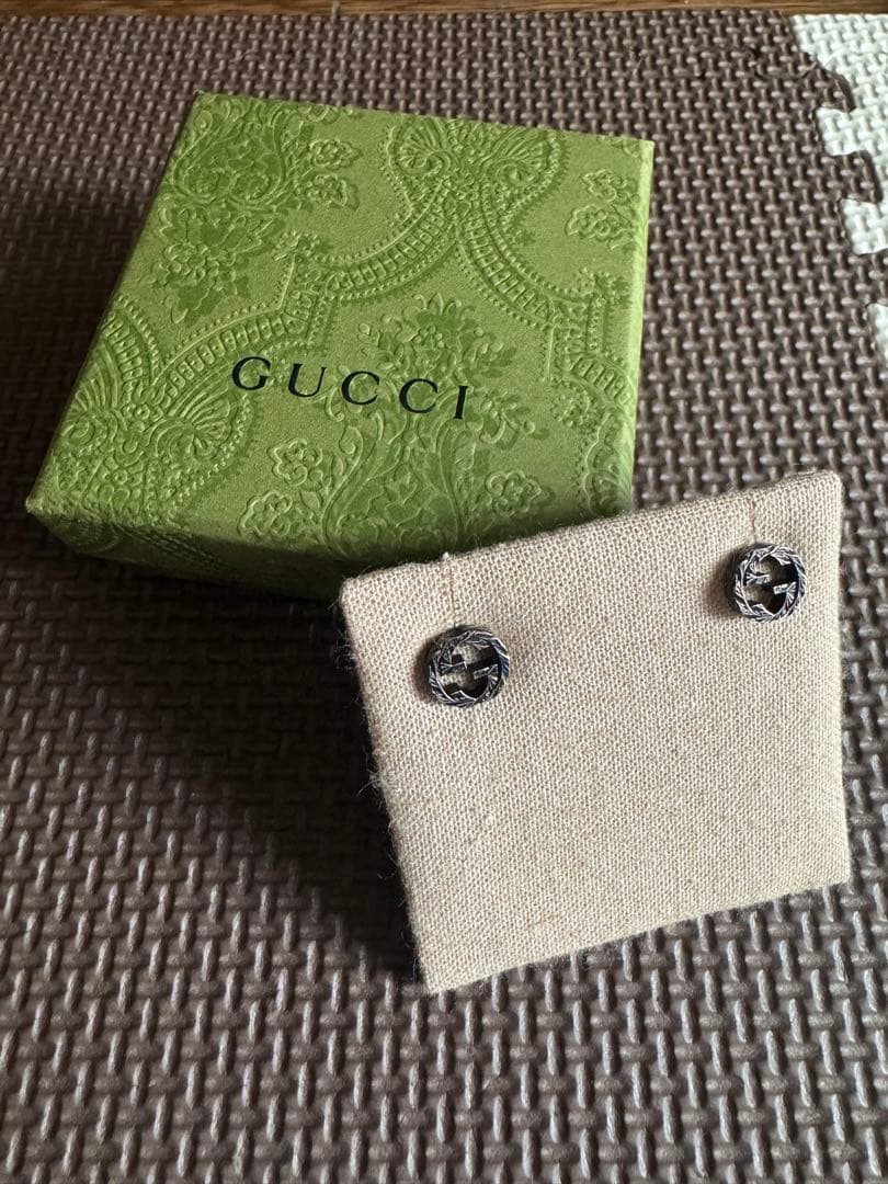 GUCCI グッチ インターロッキングピアス GUCCI（グッチ） ピアス インターロッキングG シルバー925 男女兼用