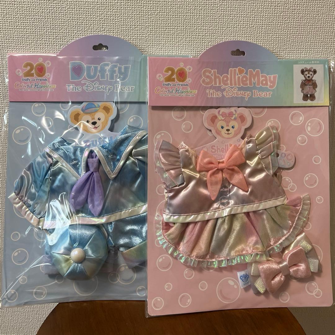 ダッフィーアンドフレンズ　カラフルハピネス　コスチューム　２点セット 虹色をイメージ！東京ディズニーシー“ダッフィー＆フレンズ20周年