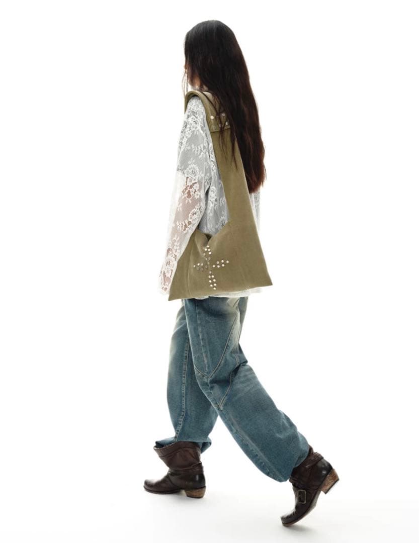 oinimi corduroy studs shoulder bag - メルカリ