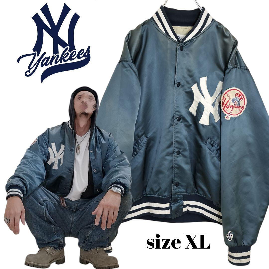 MLB ニューヨーク ヤンキース ヴィンテージ スタジャン 良フェード XL jtwoshop_ib791
