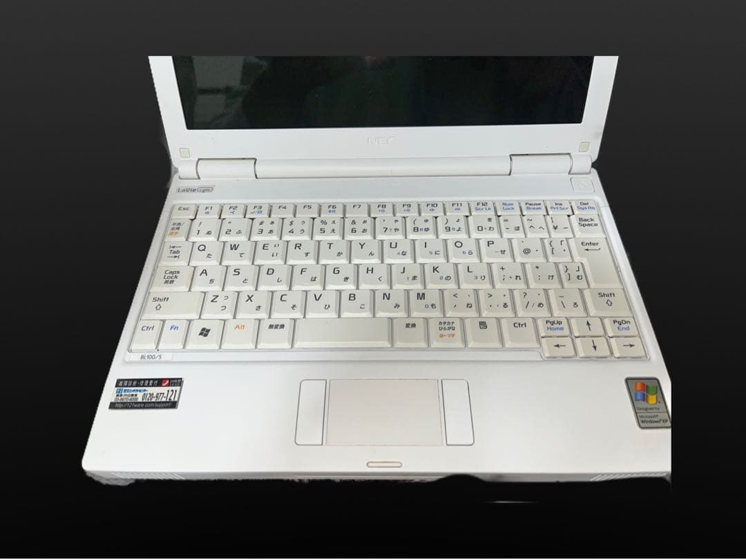 M100】2009年製NEC LaVie Light BL100/SA6W - メルカリ