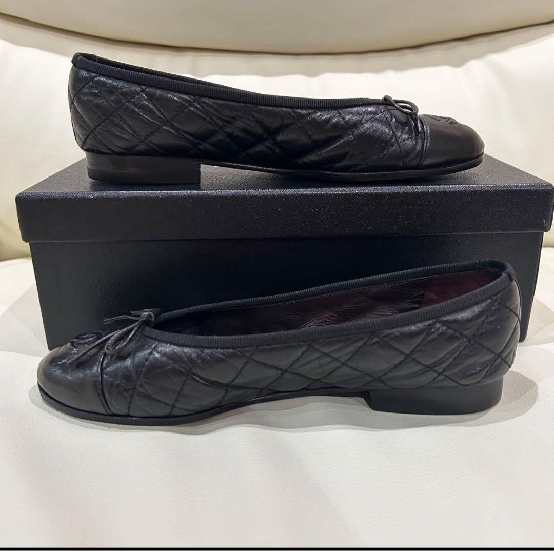 CHANEL マトラッセ　バレエシューズ　36.5 23.5cm バレリーナ