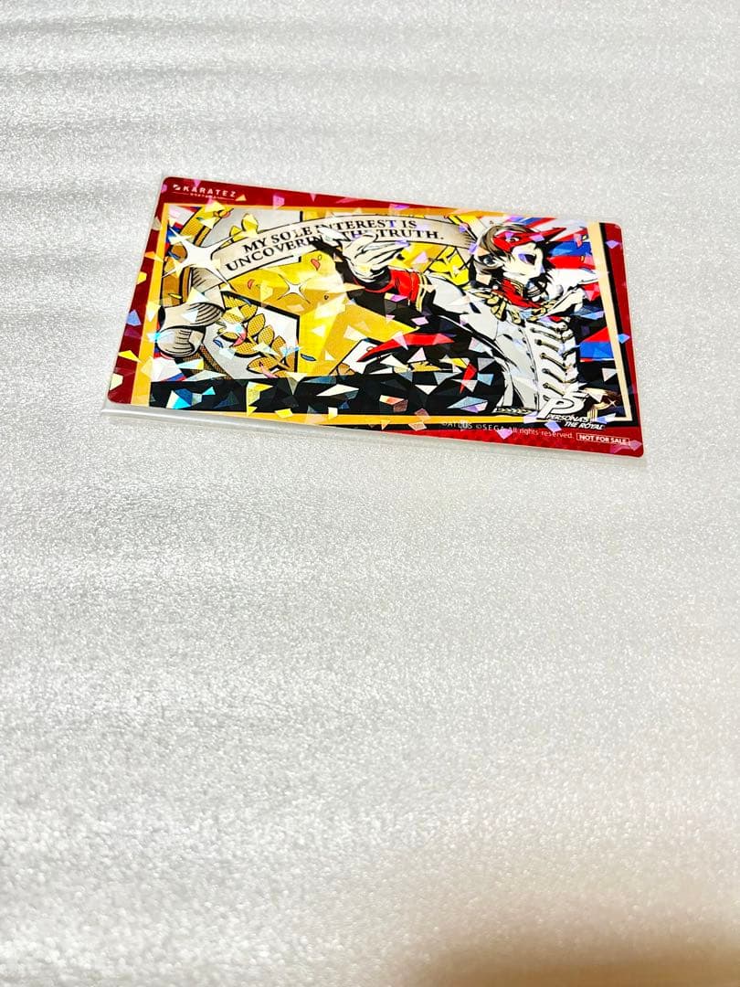ペルソナ5 明智吾郎 カラオケの鉄人 コープラリー ホロカード - メルカリ