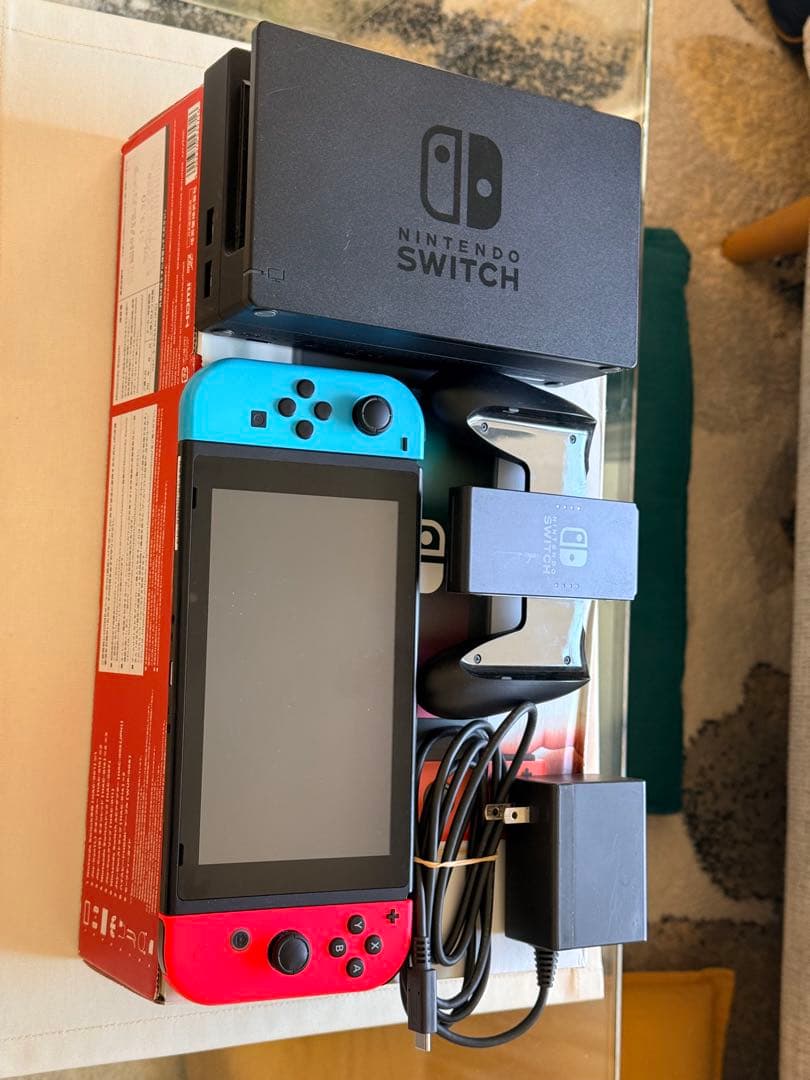 Switch 本体 赤青 箱付き 64GB SDカード付 ※ストラップ欠品 Switch】MicroSDXC 512GB （SDカードアダプター付き） | アンサー