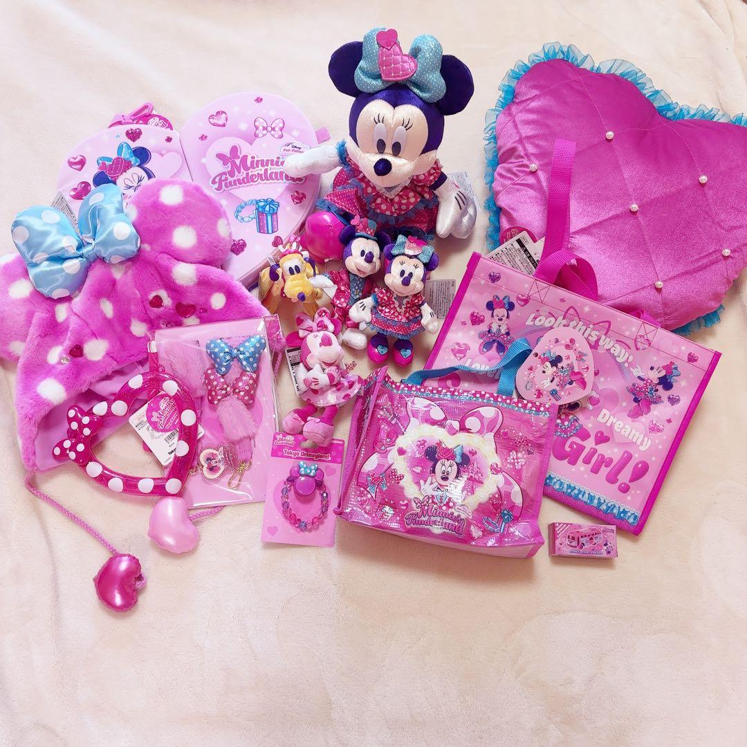 ディズニー　ミニーパルパルーザグッズ　まとめ売り14点 今回は1月13日発売のディズニーパルパルーザ第5弾ミニーのファン