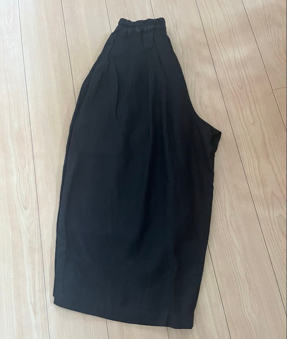 foglinenwork キナル 金子敦子さんコラボ ごきげんパンツ ブラック