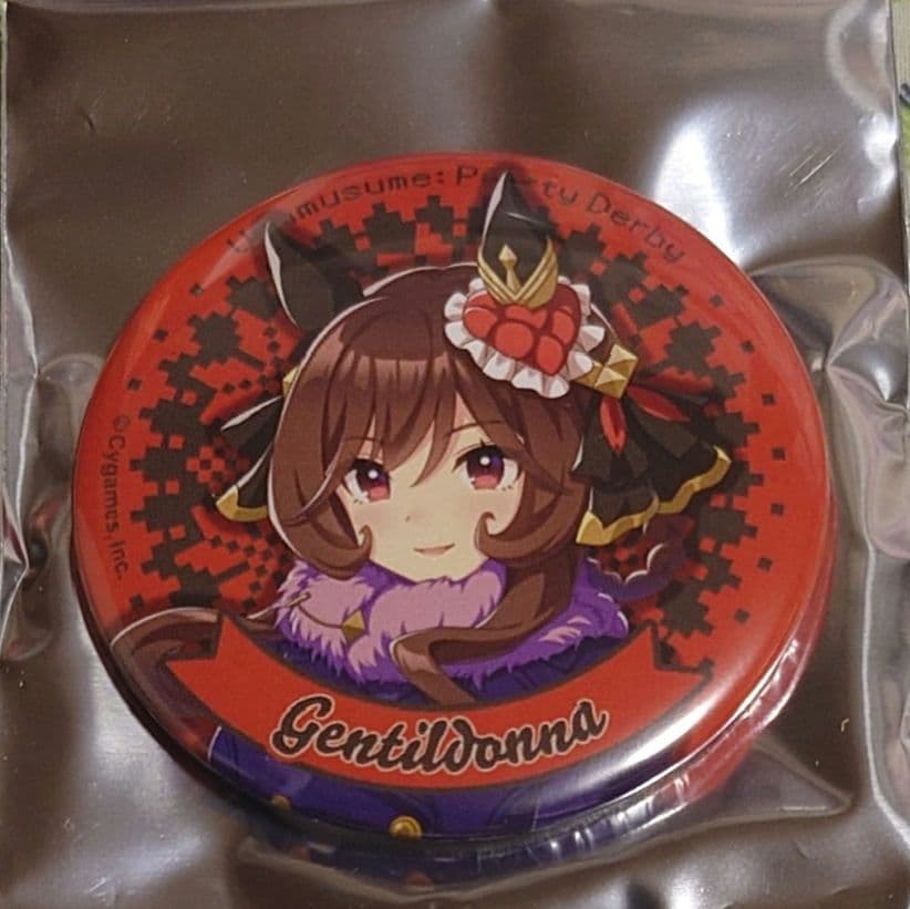 ウマ娘 プリティーダービー セブンネット限定缶バッジ ジェンティル
