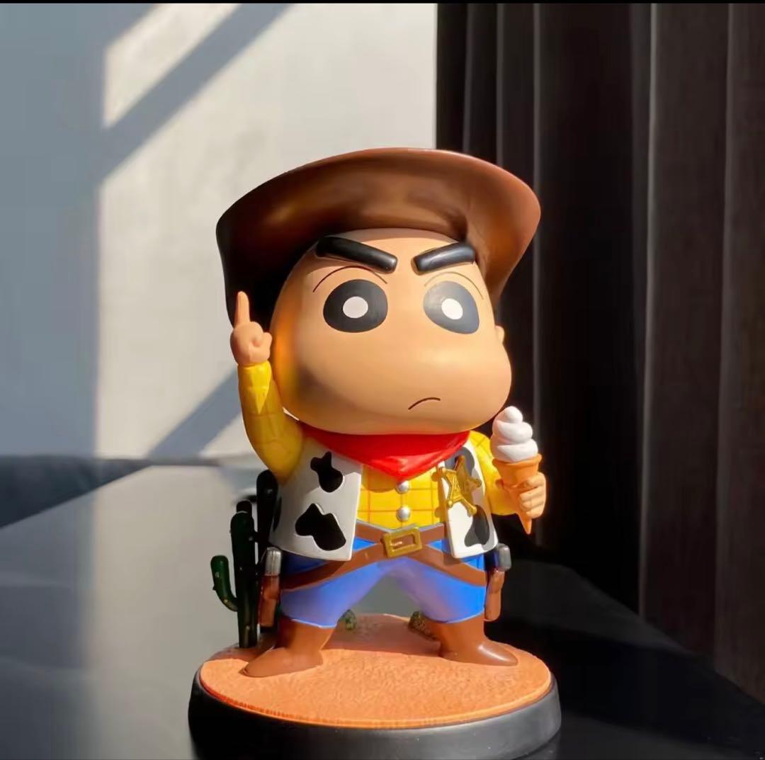 限定 激レア クレヨンしんちゃん トイ・ストーリー 風 フィギュア 2体