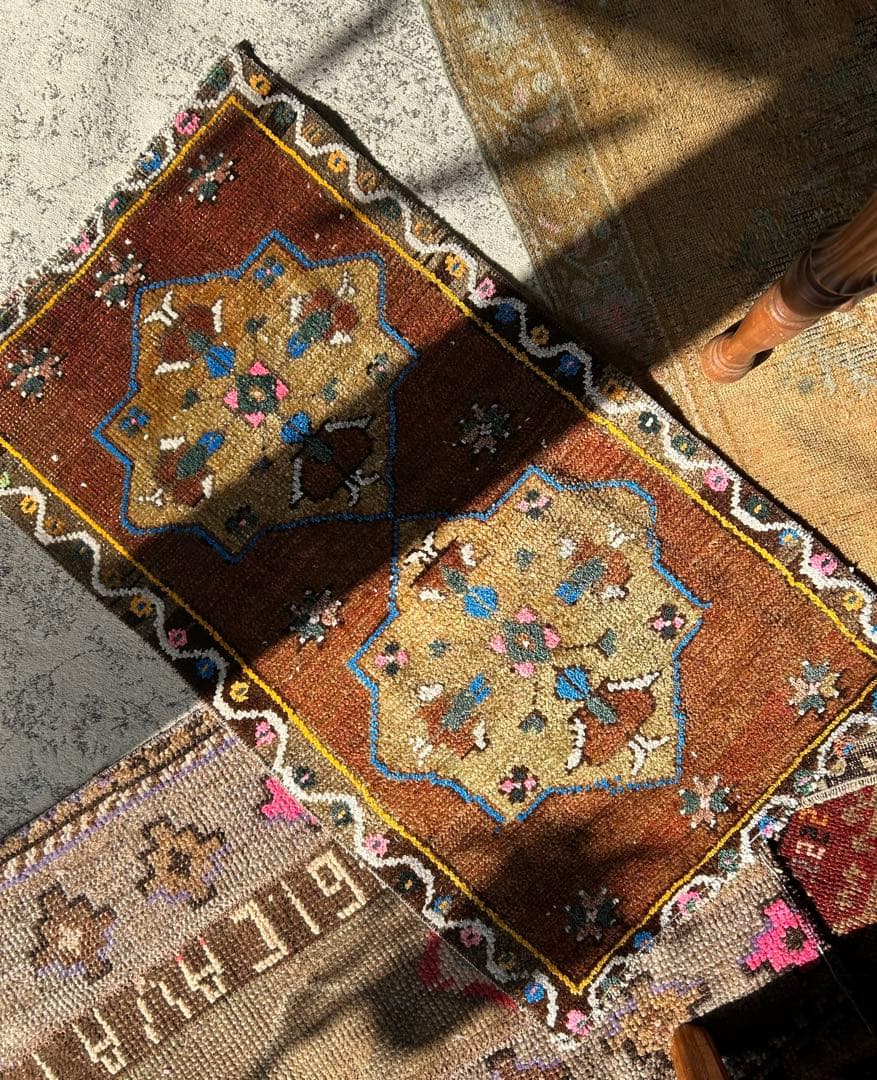 レア柄　トルコ　ヴィンテージ　ラグ　トルコラグ　ウール　モコモコ ヴィンテージ ラグ トルコ」の人気商品一覧 | 安い商品を通販サイト