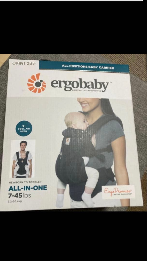 ergobaby OMNI 360 抱っこ紐 オニキスブラック OMNI Breeze / オニキスブラック | エルゴベビー オンラインストア