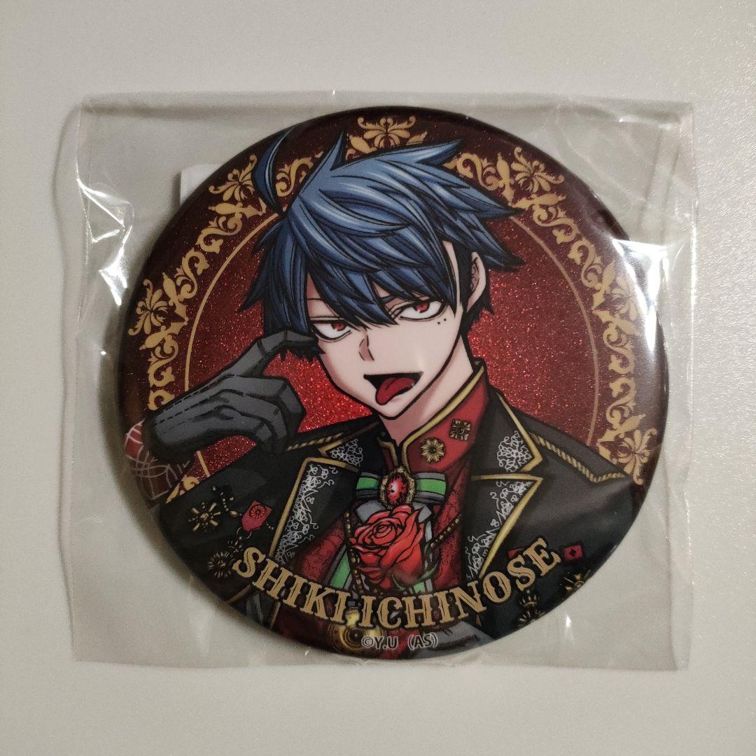 桃源暗鬼 CHARACHA ファボテリア グリッター缶バッジ 一ノ瀬四季