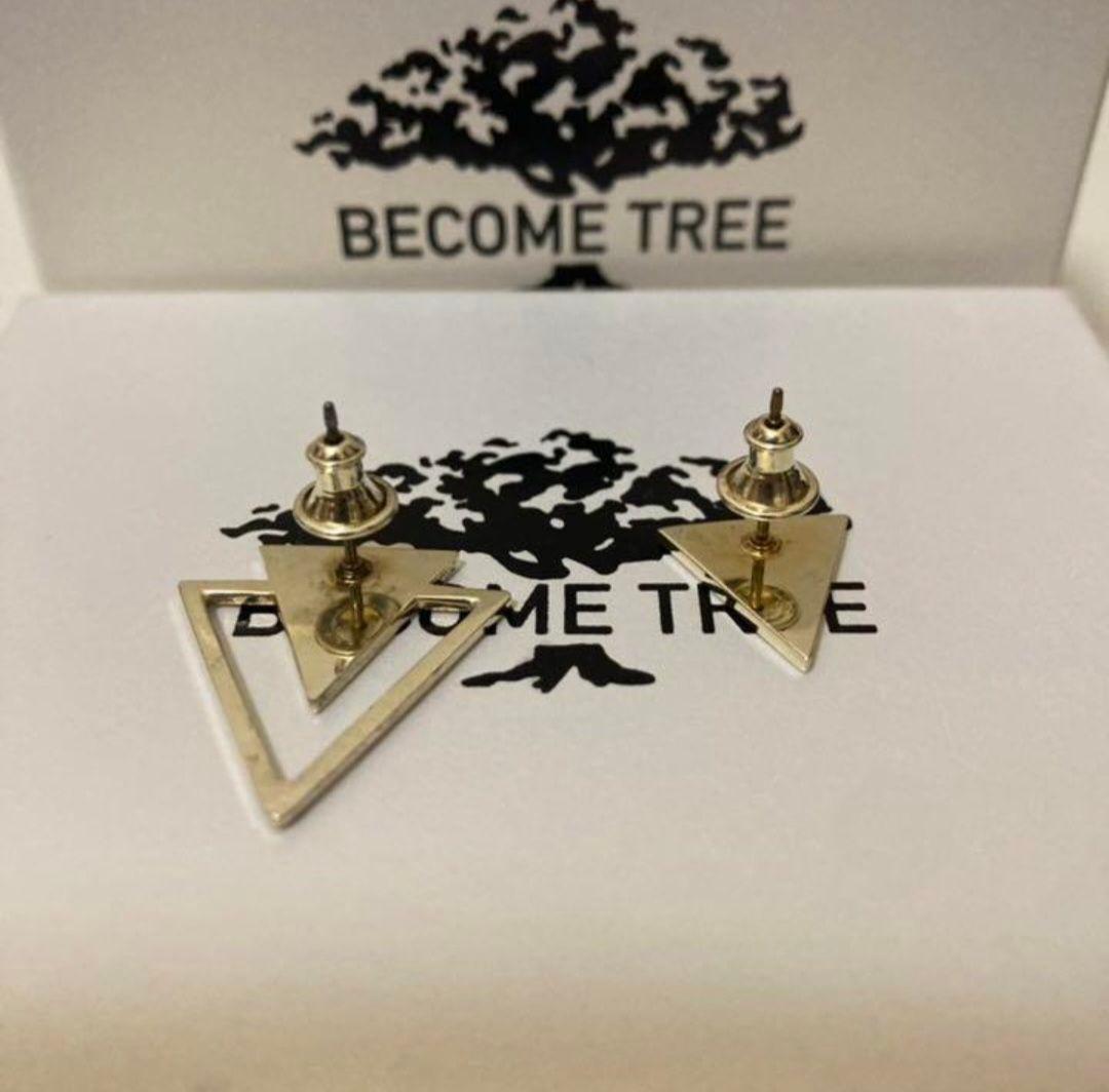 TAKUYA∞着用 Become tree TRIANGLE PIERCE 両耳 - アクセサリー低 価格
