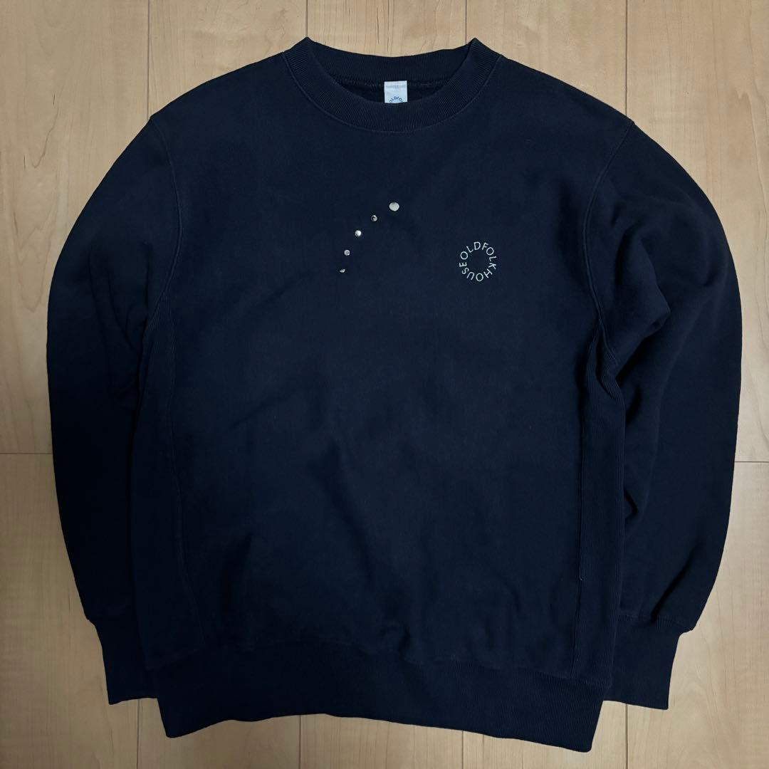 OLD FOLK HOUSE ネイビー スウェット サイズ1 中古・古着通販】OLD FOLK HOUSE (オールドフォークハウス) Nails