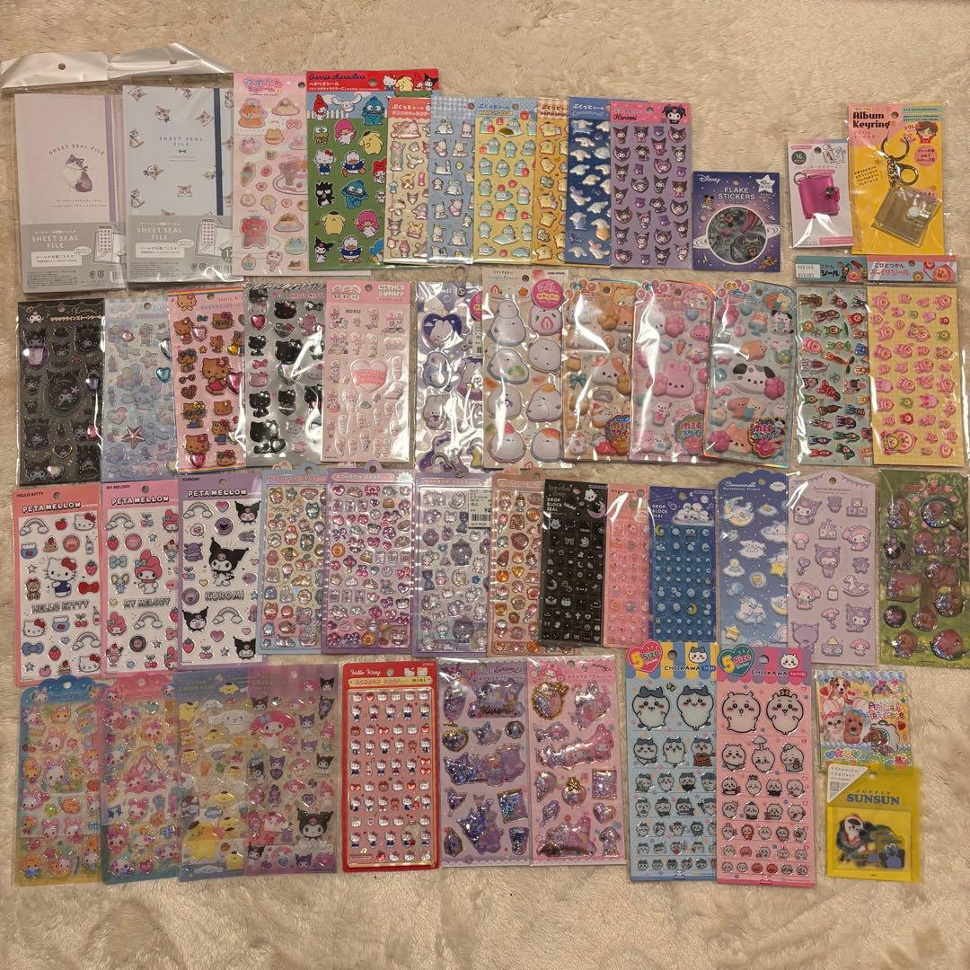 ボンボンドロップシール 肉球 タイル マシュマロ シール帳 シール交換