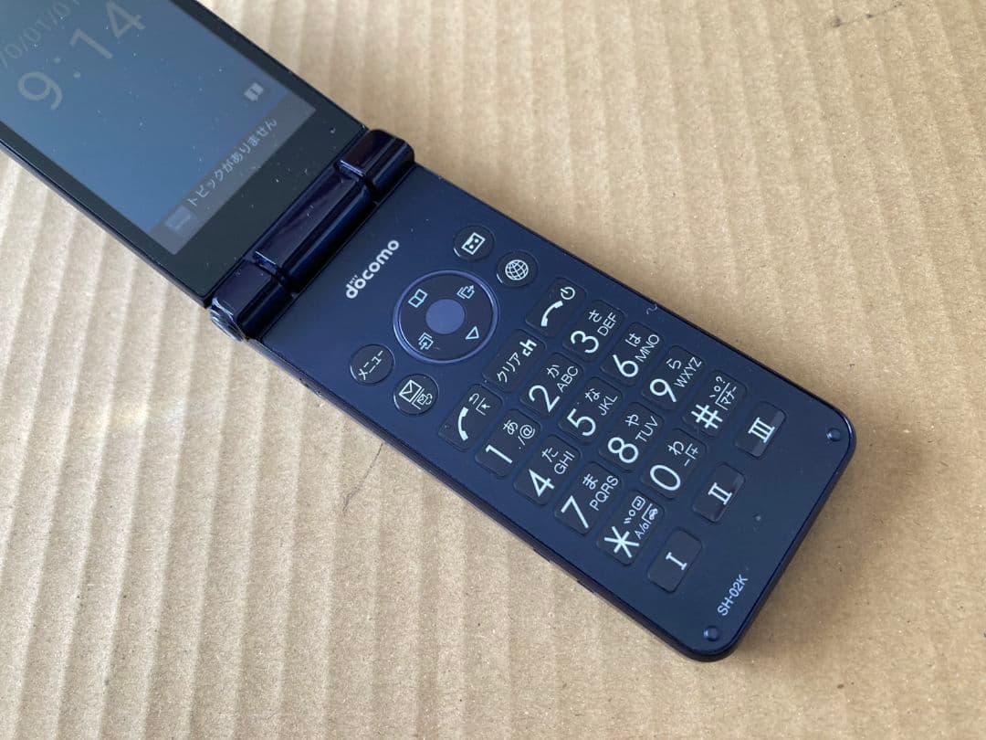 美品 K587 ドコモ AQUOSケータイ SH-02K ガラホ simフリー - メルカリ