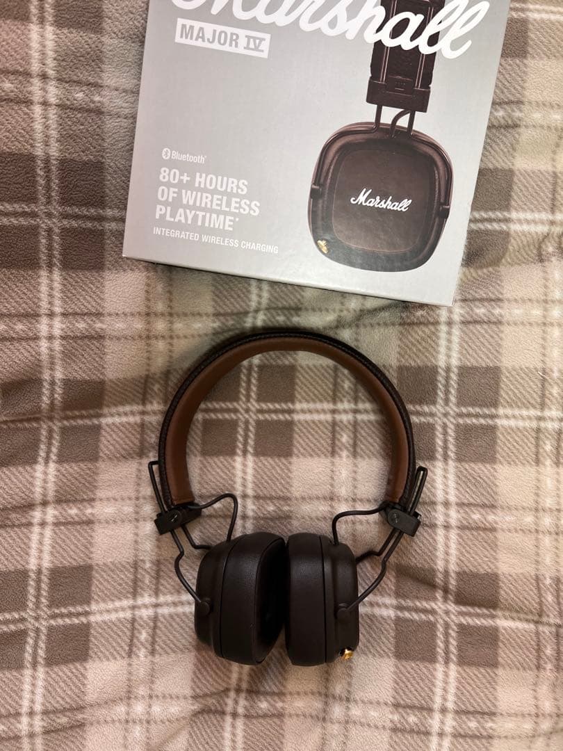 正規品】Marshall Major IV ワイヤレスヘッドフォン ブラウン