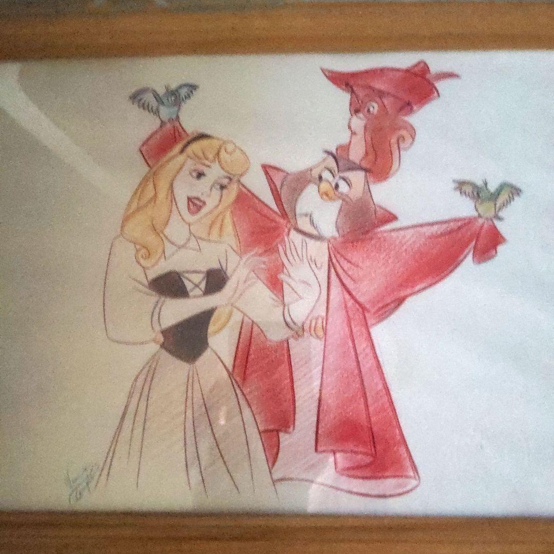 ディズニー キャラクター イラスト5枚 フロリダディズニーランドの通販