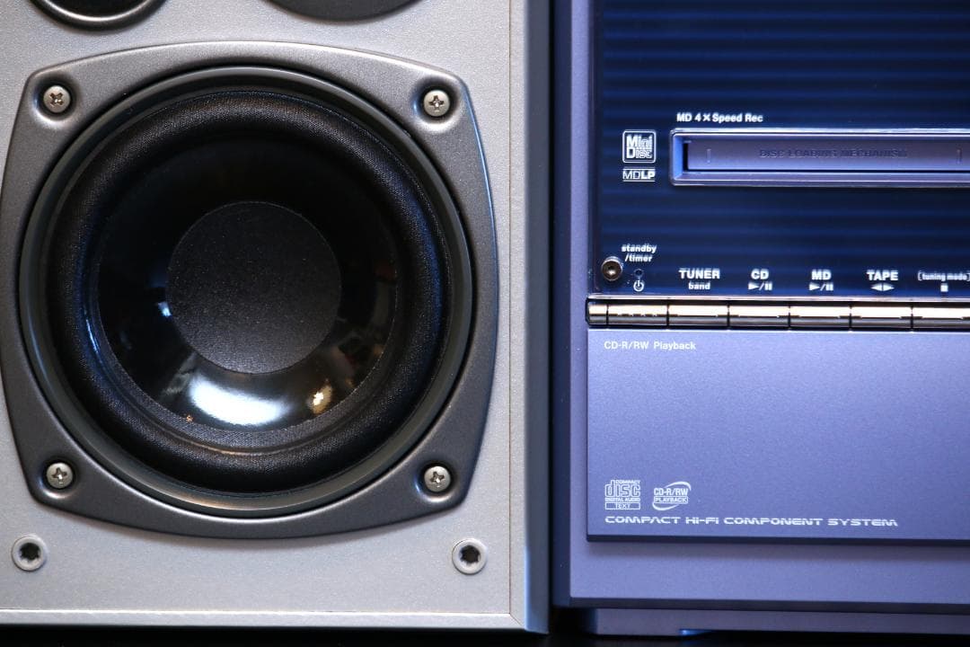 KENWOOD SL3MD CD/MD/TUNER/TAPE コンポ 完動品