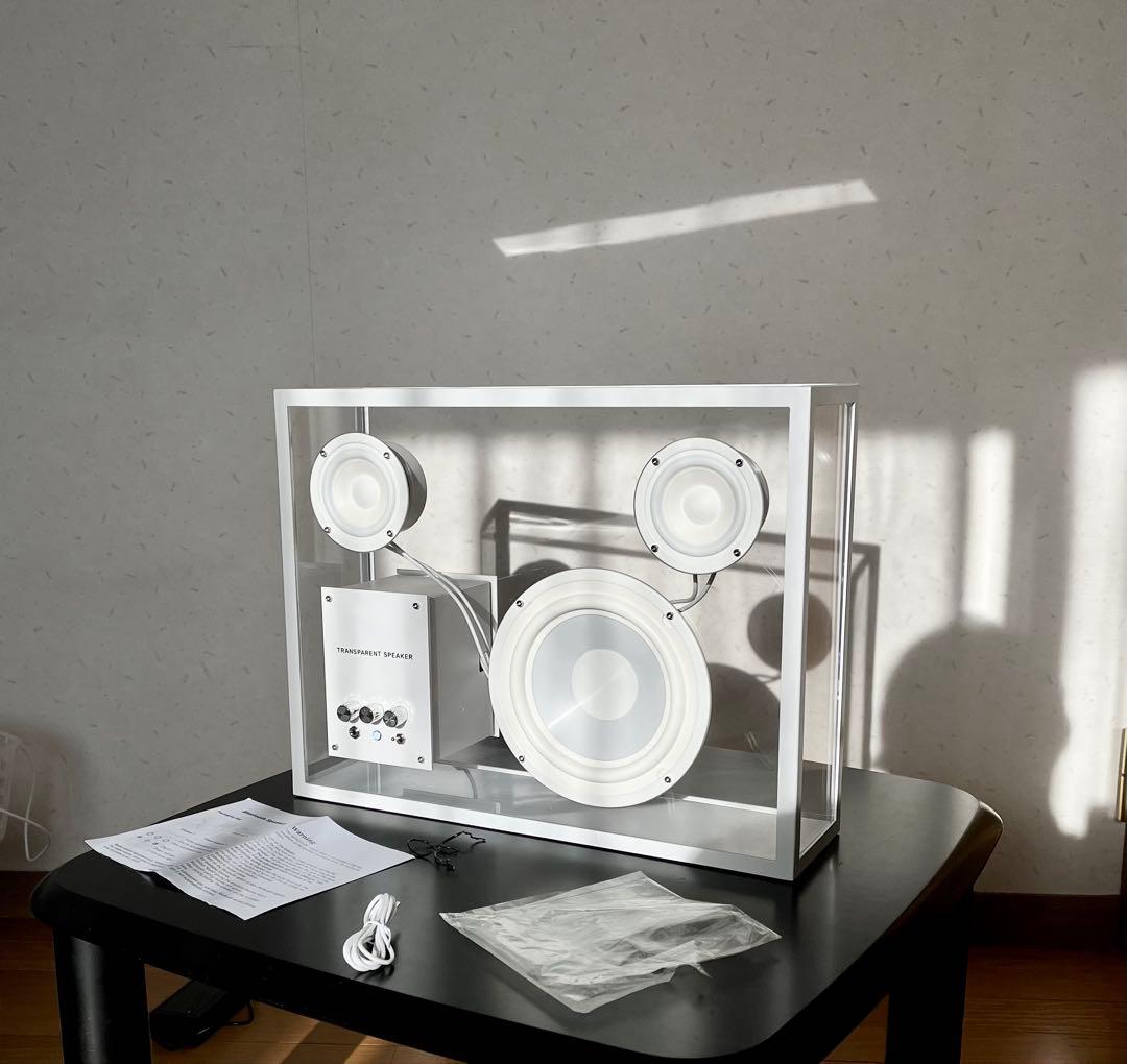 リプロダクト】Transparent Speaker（ホワイト） - メルカリ