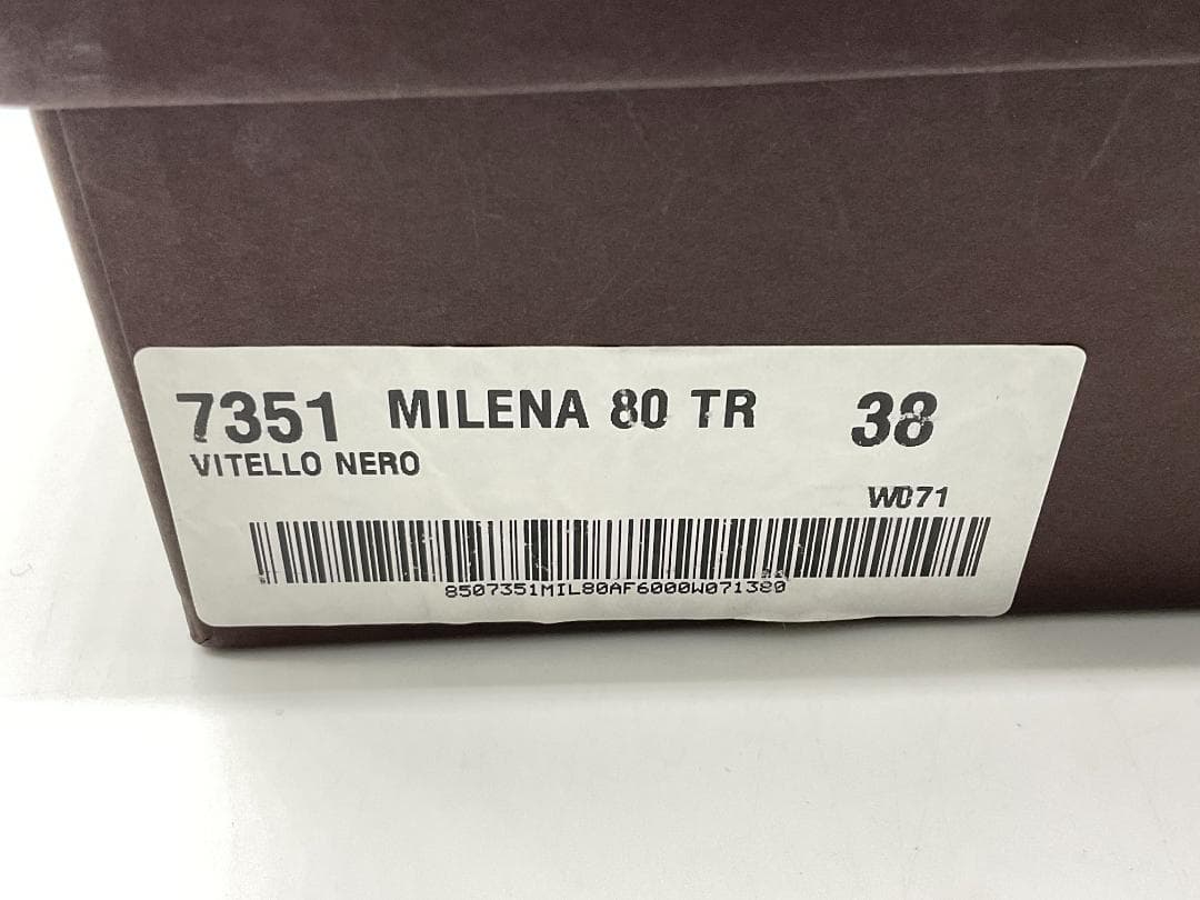 未使用】PELLICO セミスクエアトゥ パンプス ブラック 38 - メルカリ