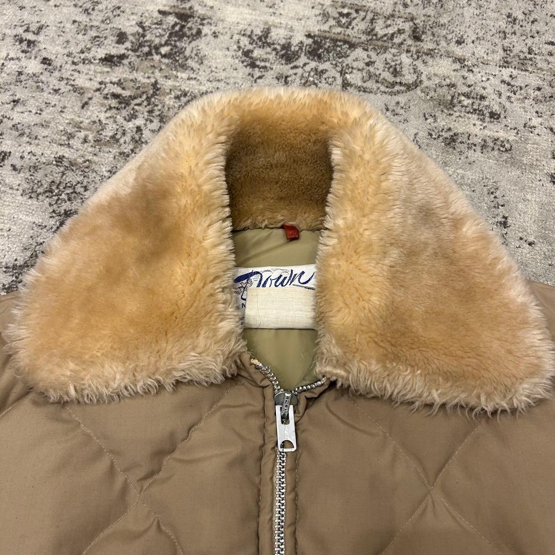 希少 70s Schott ショット 白タグ ウエスタン ダウンジャケット ボア