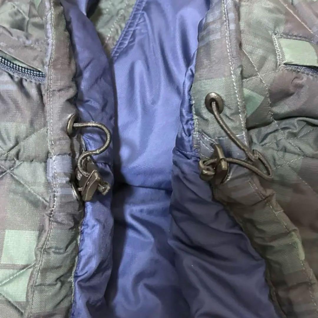 コロンビア hooded puffer jacket チェック キルティング S - メルカリ