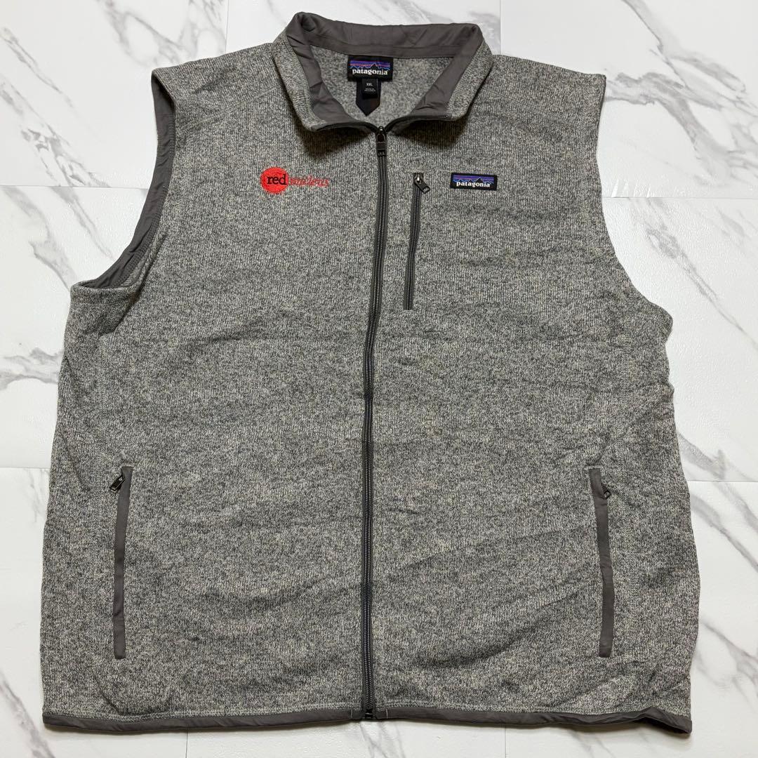 Patagonia ベターセーター ベスト XXL グレー 企業ロゴ刺繍フリース
