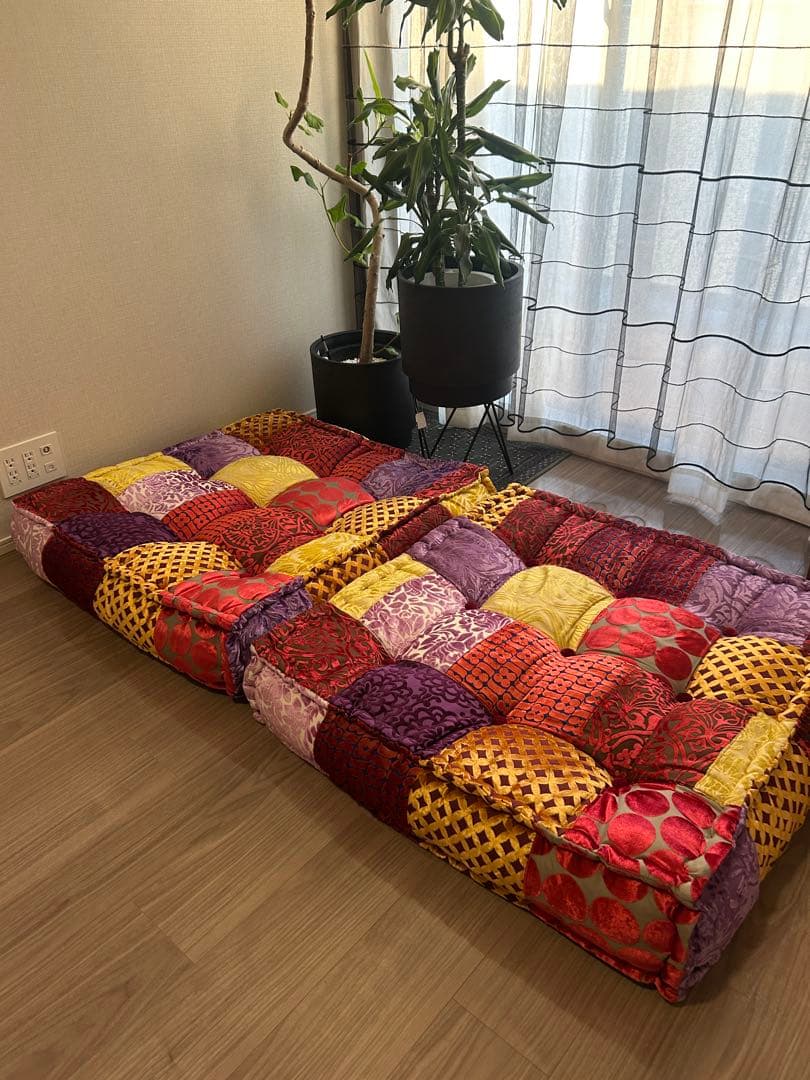 アデペシュ block multi zabu ottoman 2点セット コンビネーションソファ ブロックマルチ ザブ オットマン block multi