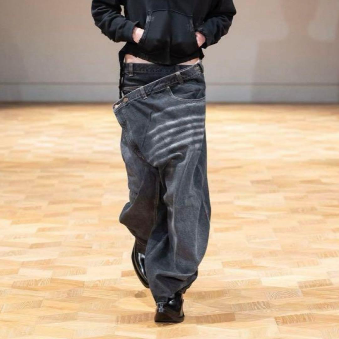 ORIMI overlap baggy denim オーバーラップバギーデニム - メルカリ