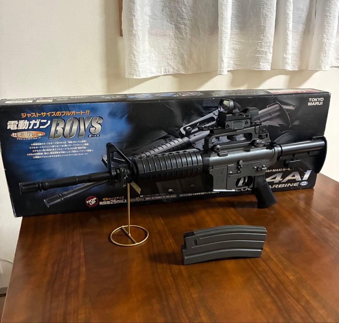 美品 東京マルイ M4A1 カスタム品 金属ピニオン SBD リチ