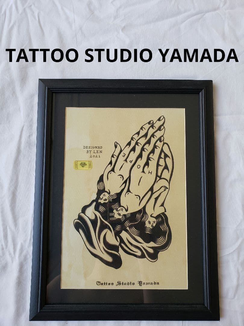 受注生産のみ タトゥー スタジオ ヤマダ ポスター 山田レン 聖母マリア