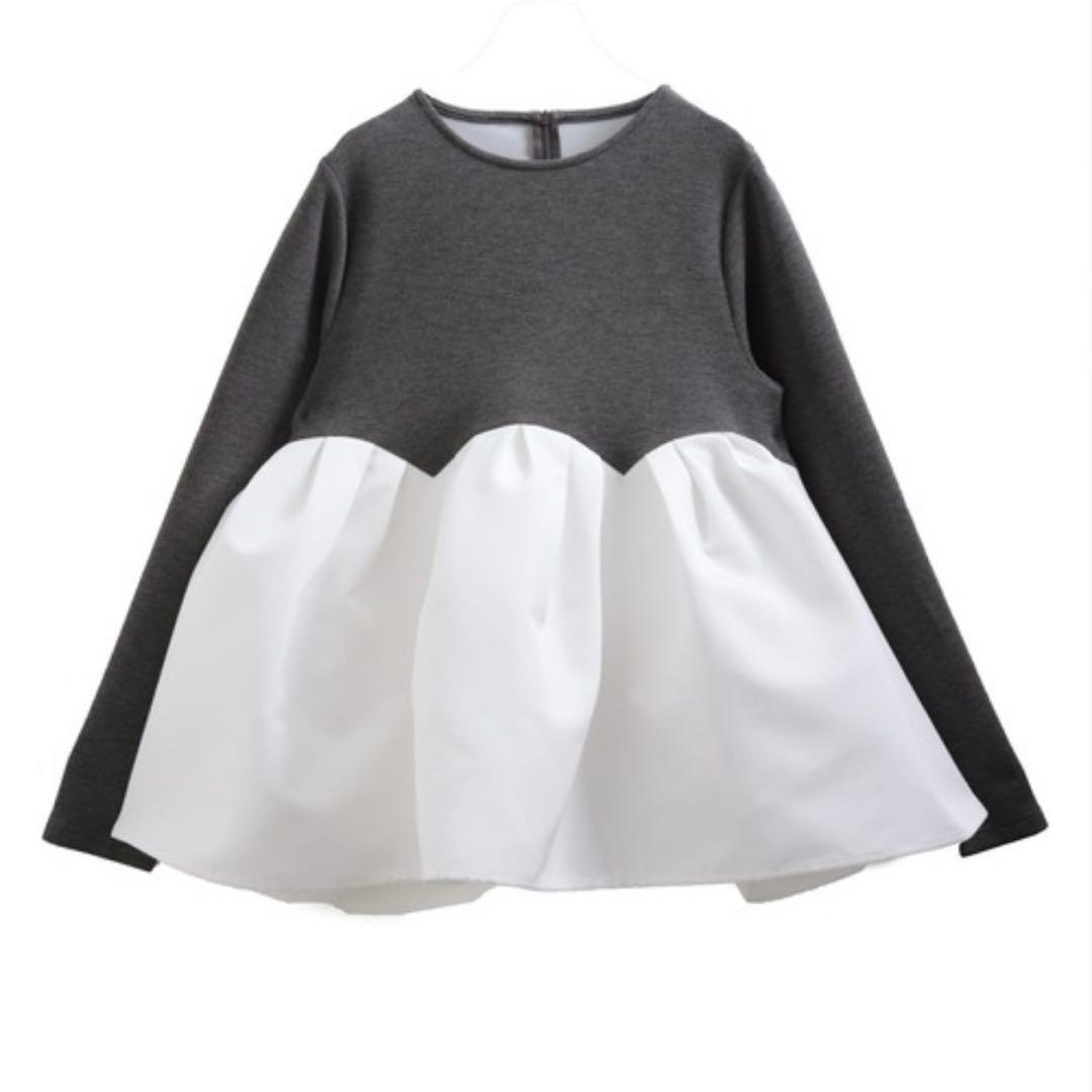 週末限定お値下げ⭐︎ボリュームタックペプラムトップス レディース