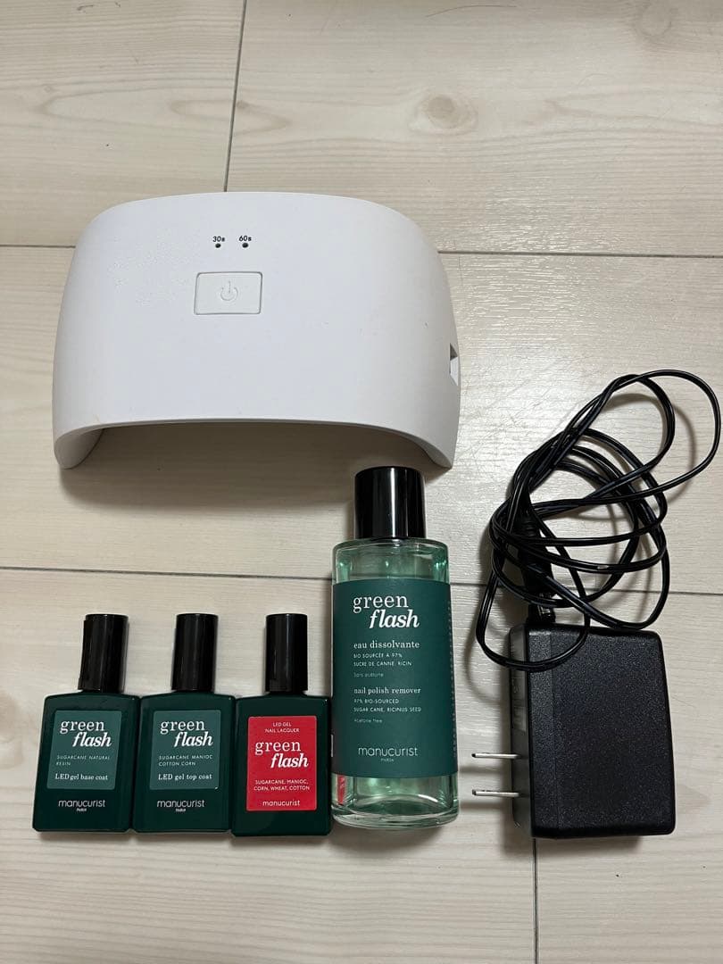 マニキュリスト グリーンフラッシュ ネイル セット全てのgreen flash