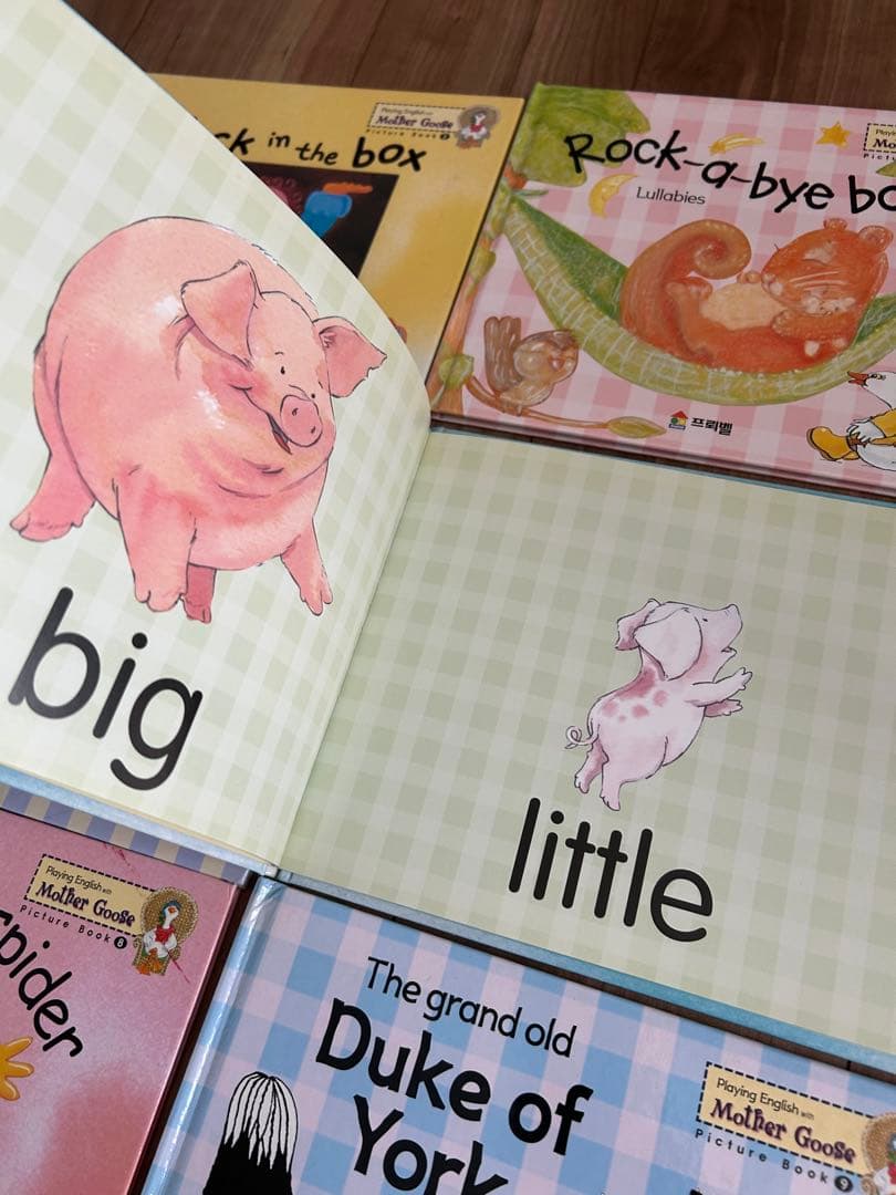 韓国マザーグース 英語教材 #幼児向け英語本16冊 CD8枚 프뢰벨마더구스