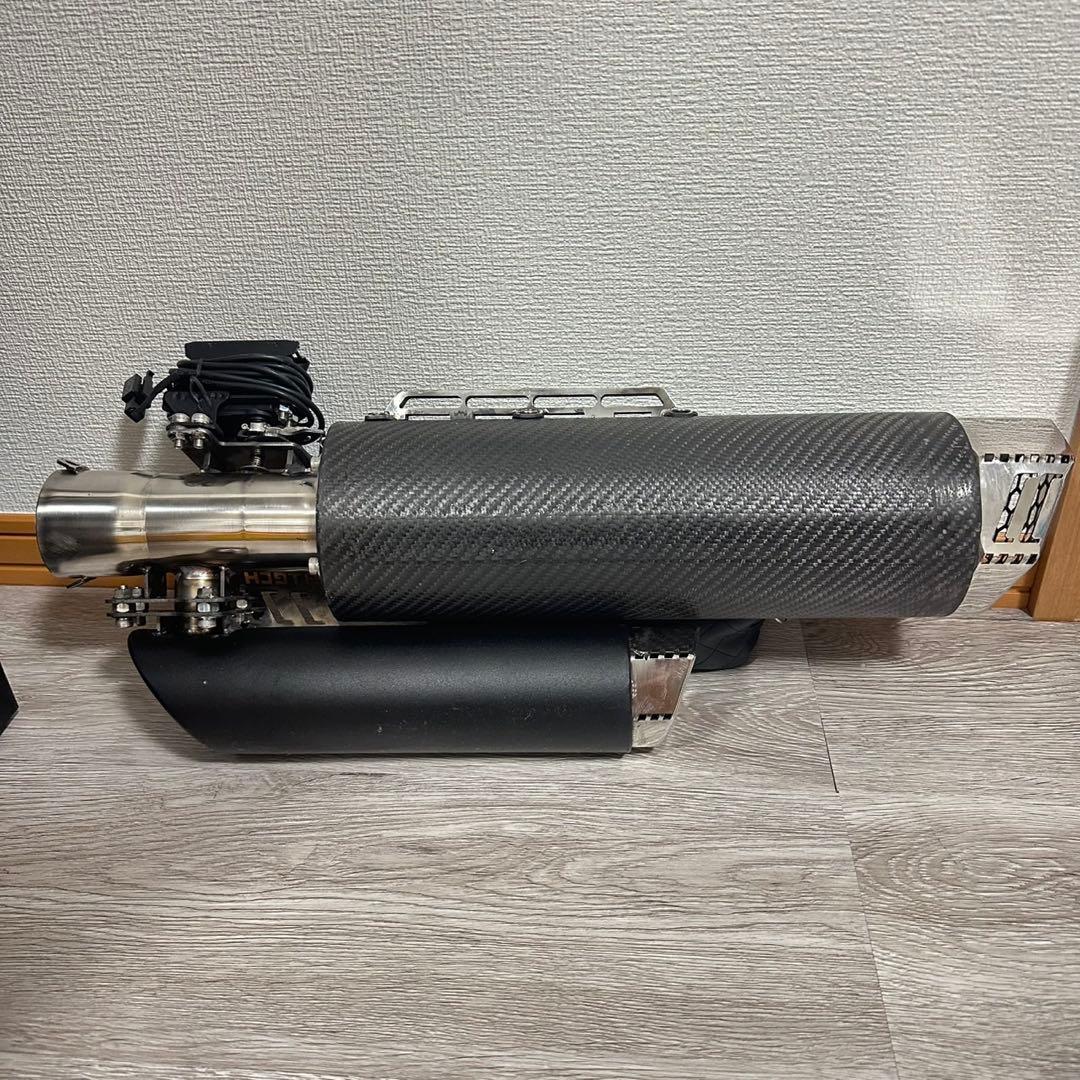 zx25r 可変式マフラー　常時音調整可能　手元操作　バイクマフラー　50.8π