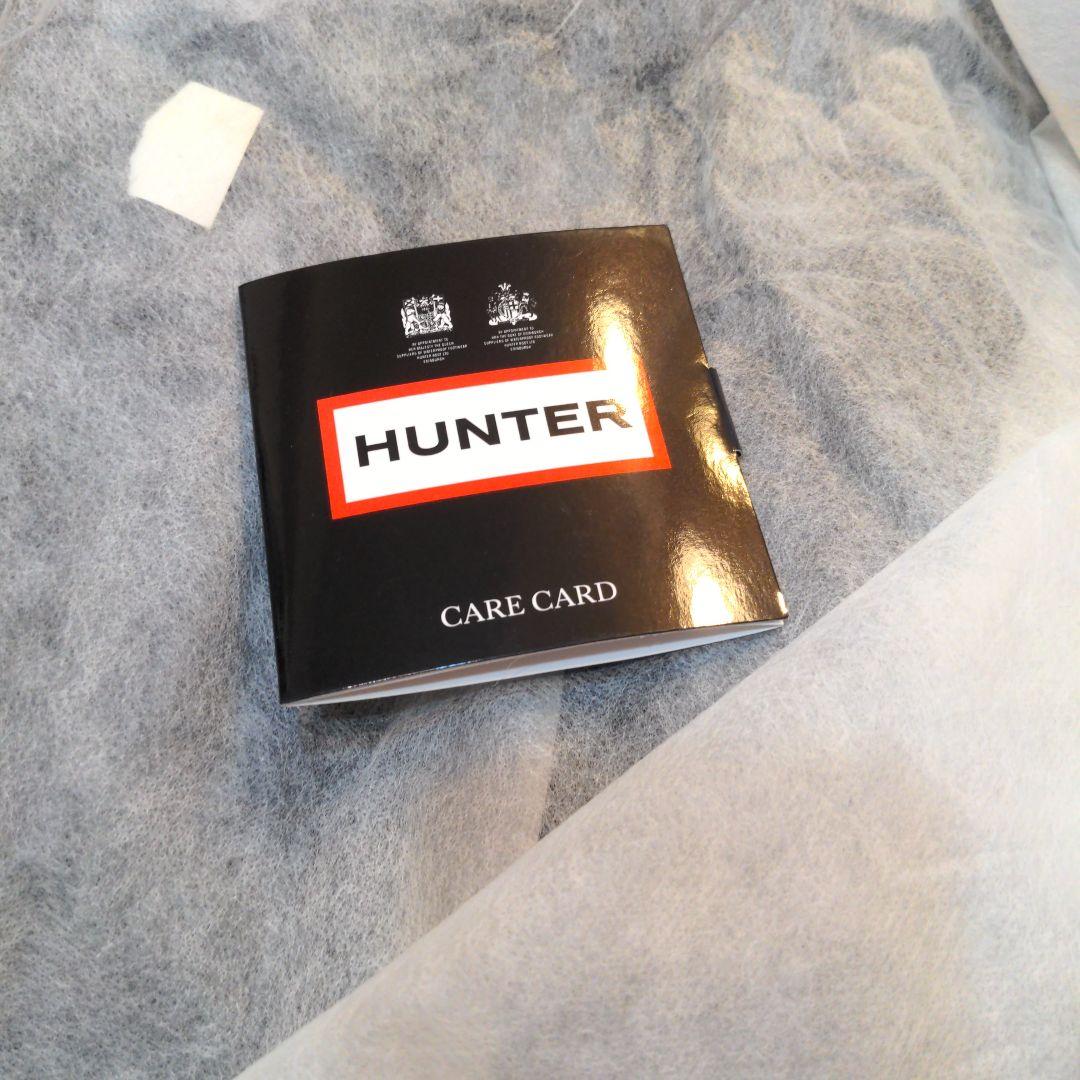【極美品】HUNTER レインブーツ　uk6 24.5cm〜25cm