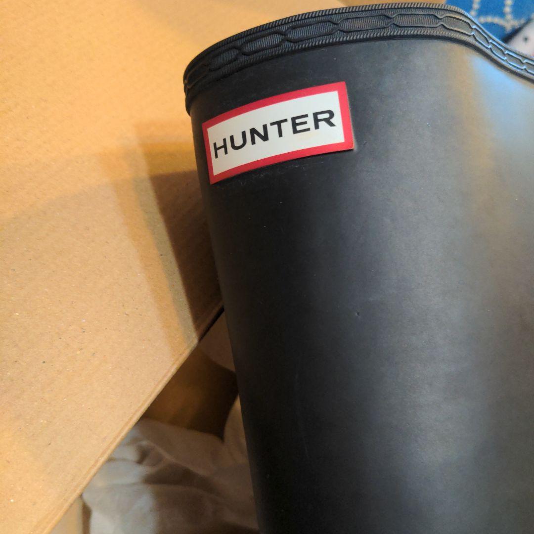 【極美品】HUNTER レインブーツ　uk6 24.5cm〜25cm