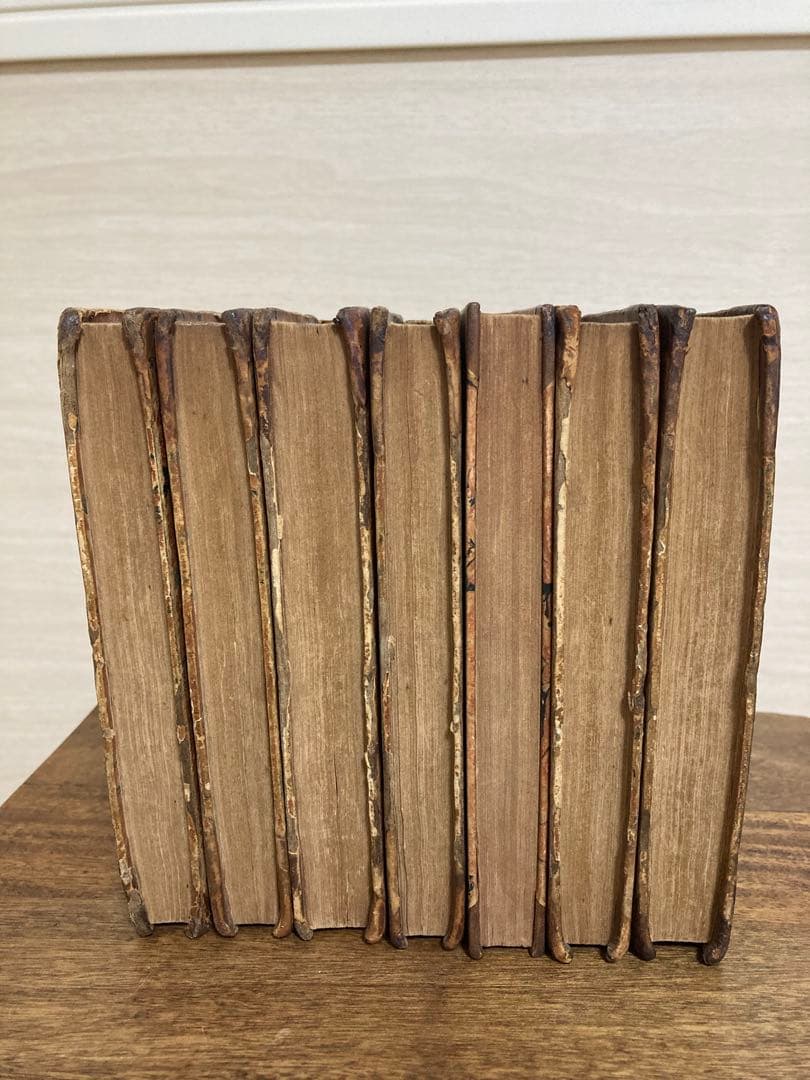 M*E様 【希少7巻セット】アンティーク洋書 百科事典 vol1〜vol7【背革