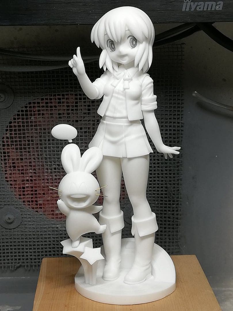 モ子ちゃんとラビくん　藤田幸久　模型 モ子ちゃんとラビくん】 昔のタミヤのプラモデルに入っていた『プラモ