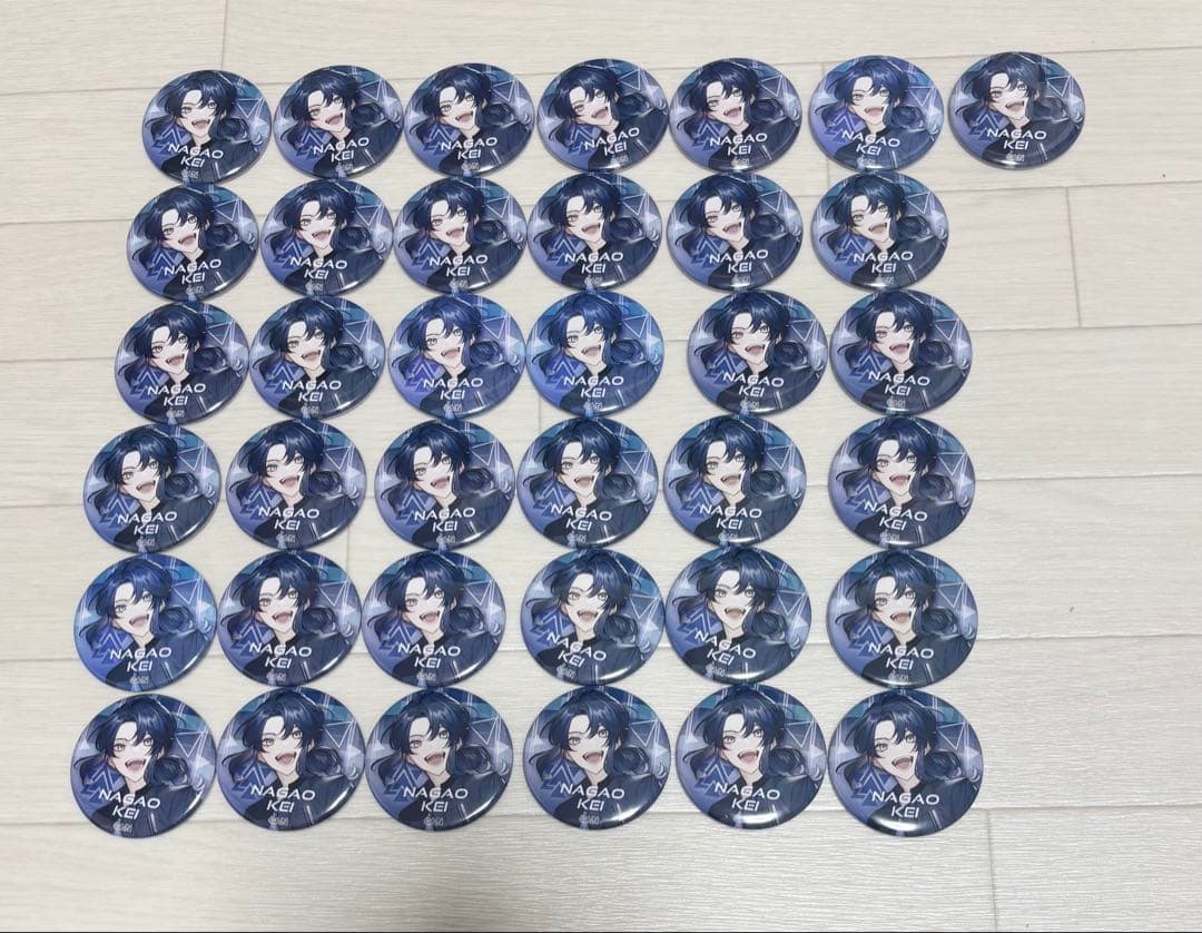 長尾景 VΔLZ 2周年 缶バッジ 37点セット - メルカリ