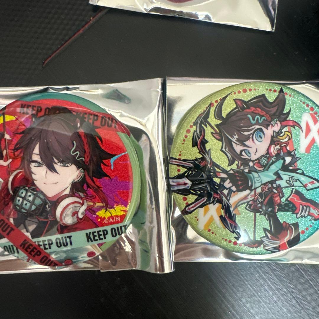 にじさんじ 缶バッジ 三枝明那 2点セット - メルカリ