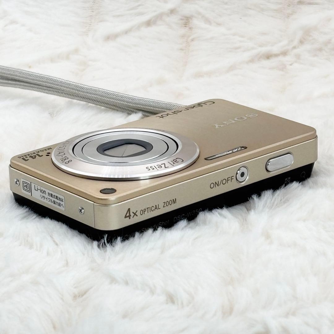 動作良好・美品✨ Sony Cyber-Shot DSC-W350 ゴールド - メルカリ