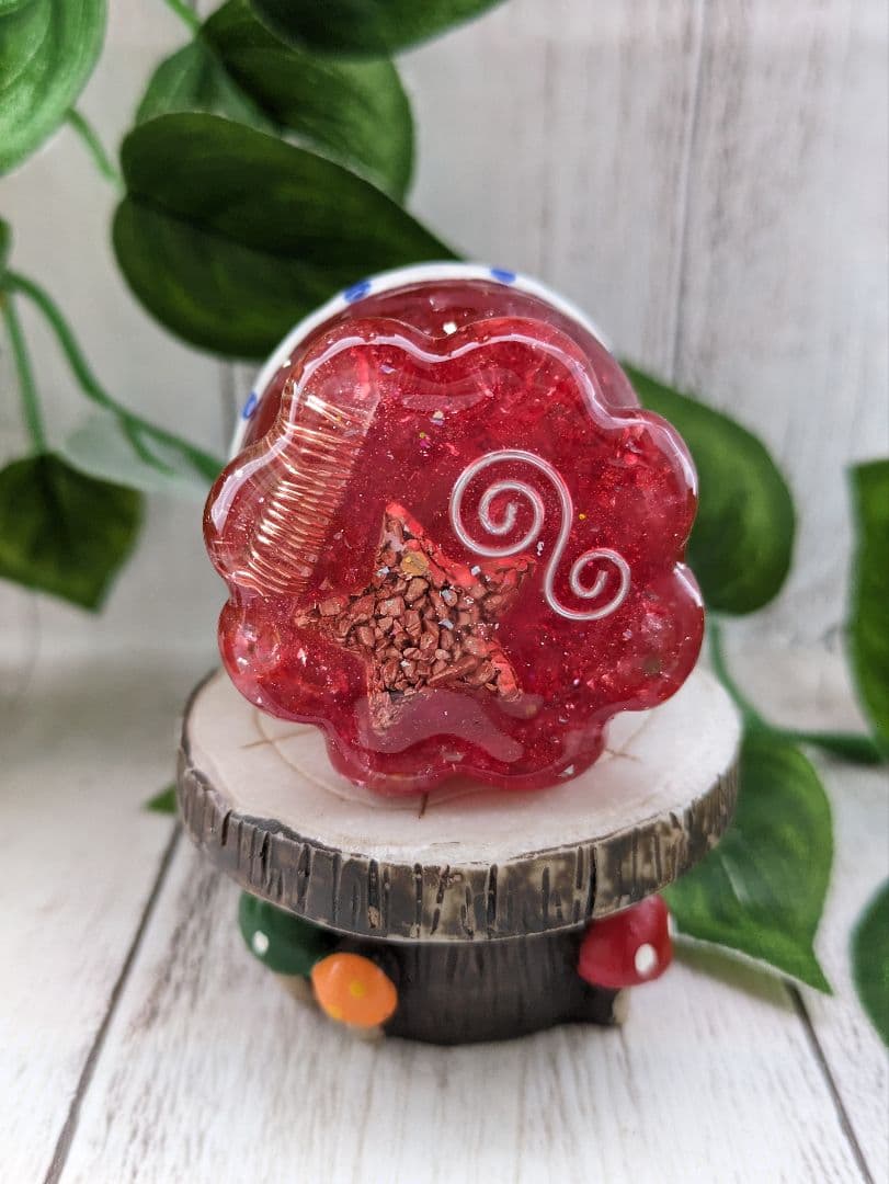 ローザ様専用】まっきっきのにっこりたこちゃん形オルゴナイト☆他3点