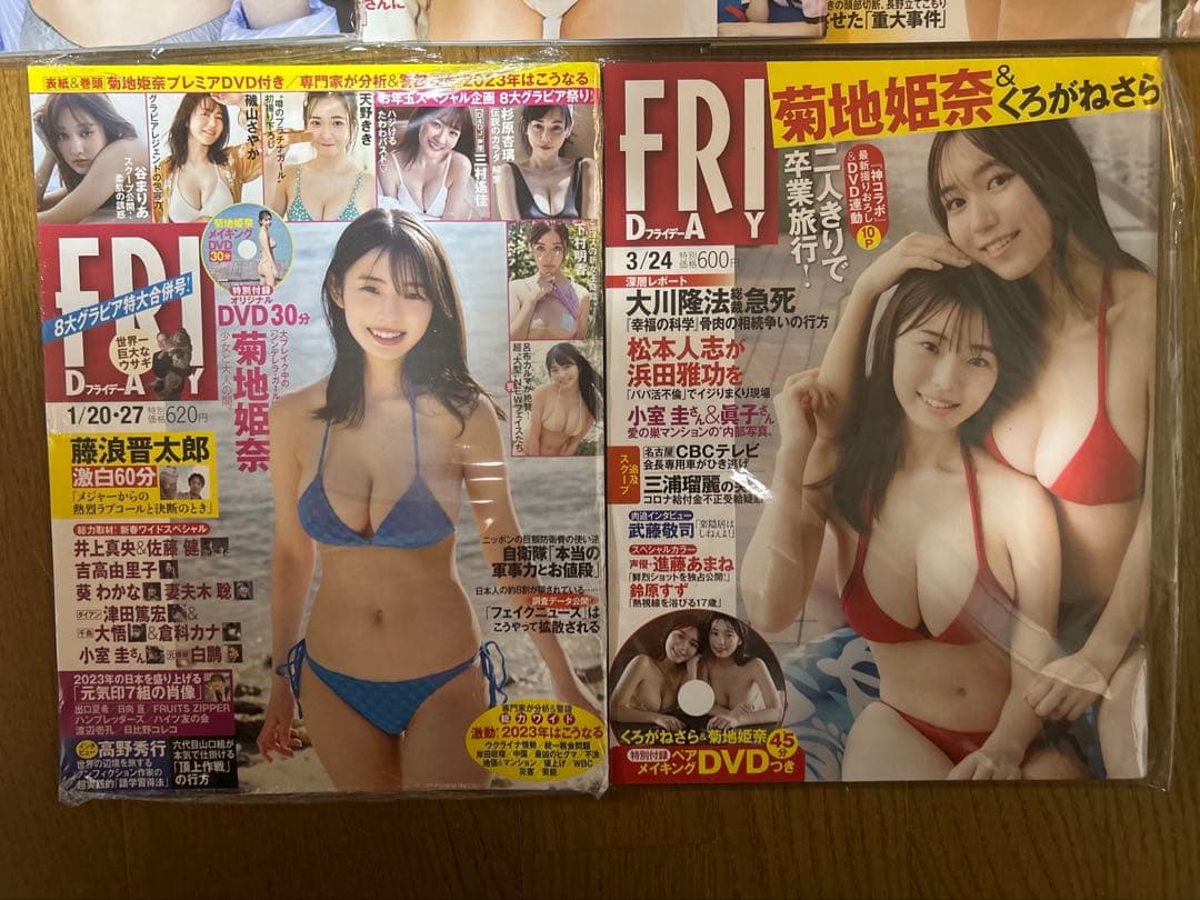 【菊地姫奈さん永久保存版】フライデー&フライデーGOLD11冊コンプリートBOX